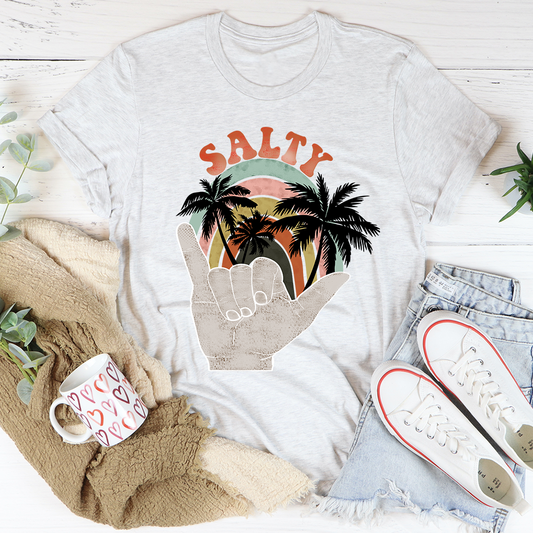 Salty Tropical Print Tee — Taboga Lifestyle