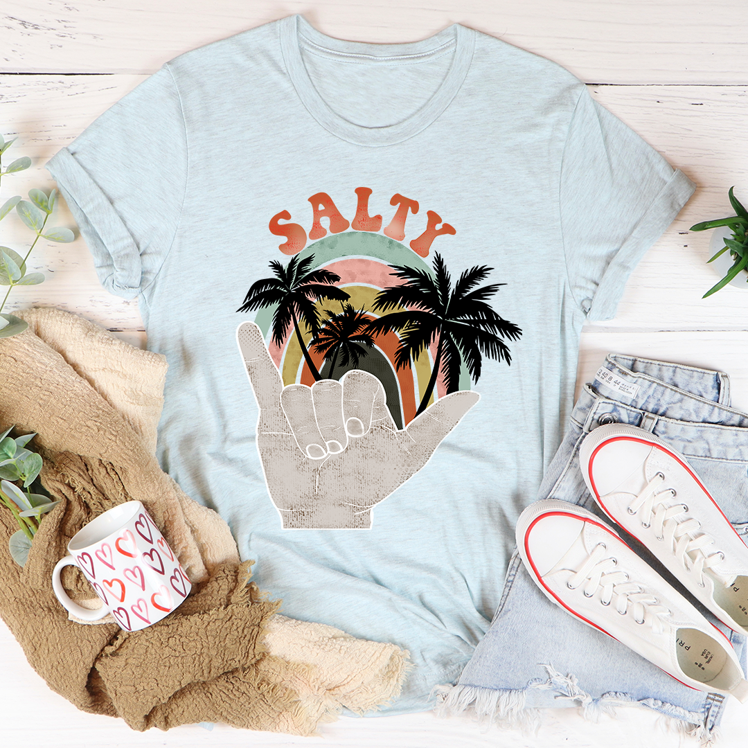 Salty Tropical Print Tee — Taboga Lifestyle