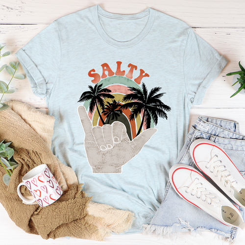 Salty Tropical Print Tee — Taboga Lifestyle