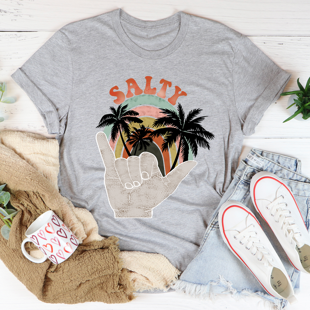 Salty Tropical Print Tee — Taboga Lifestyle