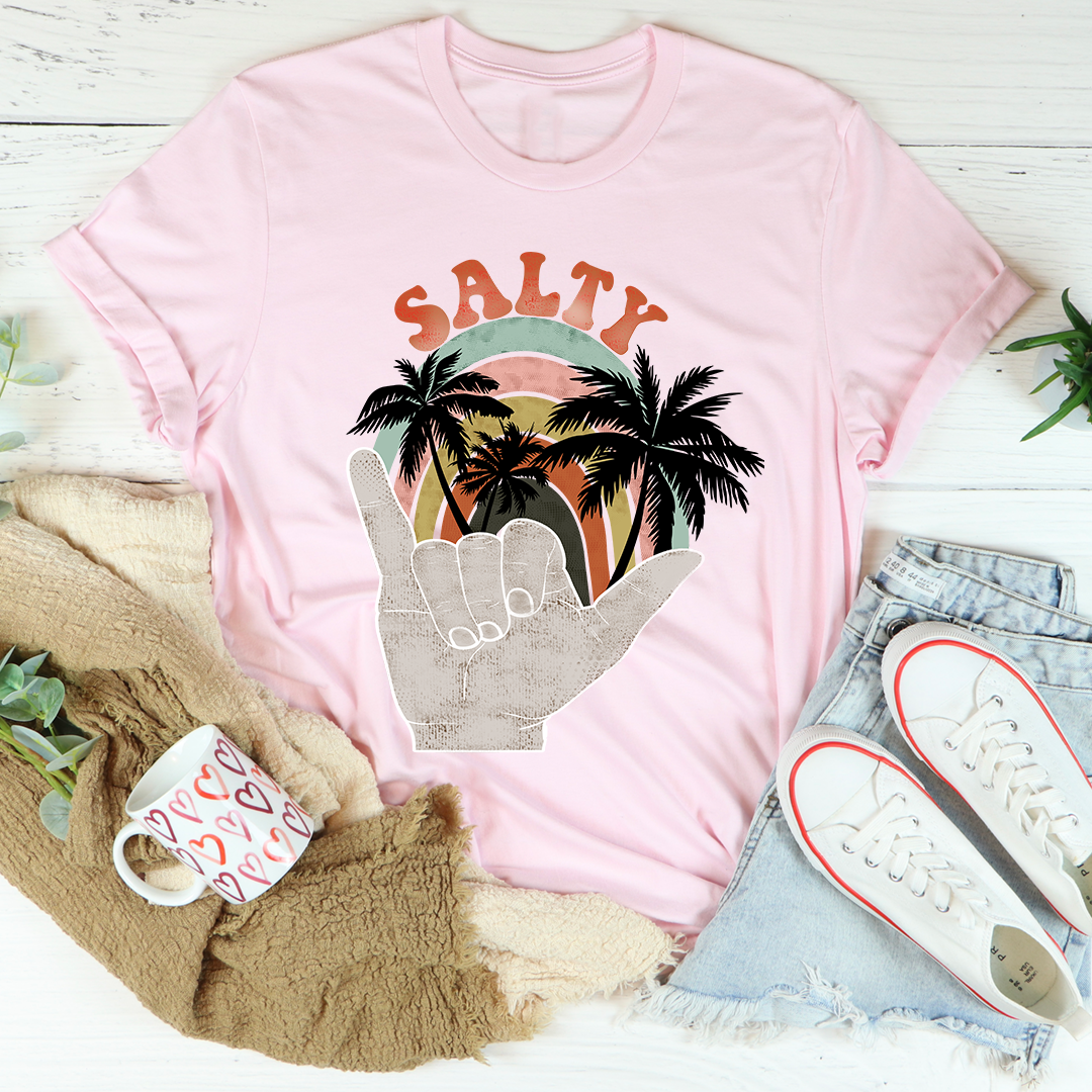 Salty Tropical Print Tee — Taboga Lifestyle