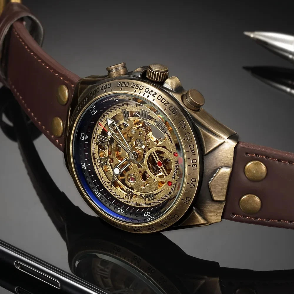 Men's Retro Automatic Mechanical Watch — Taboga Lifestyle