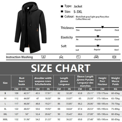 Men's Oversized Hooded Zip-Up Sweatshirt — Taboga Lifestyle
