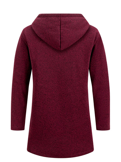 Men's Oversized Hooded Zip-Up Sweatshirt — Taboga Lifestyle