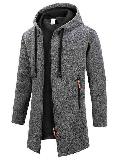 Men's Oversized Hooded Zip-Up Sweatshirt — Taboga Lifestyle