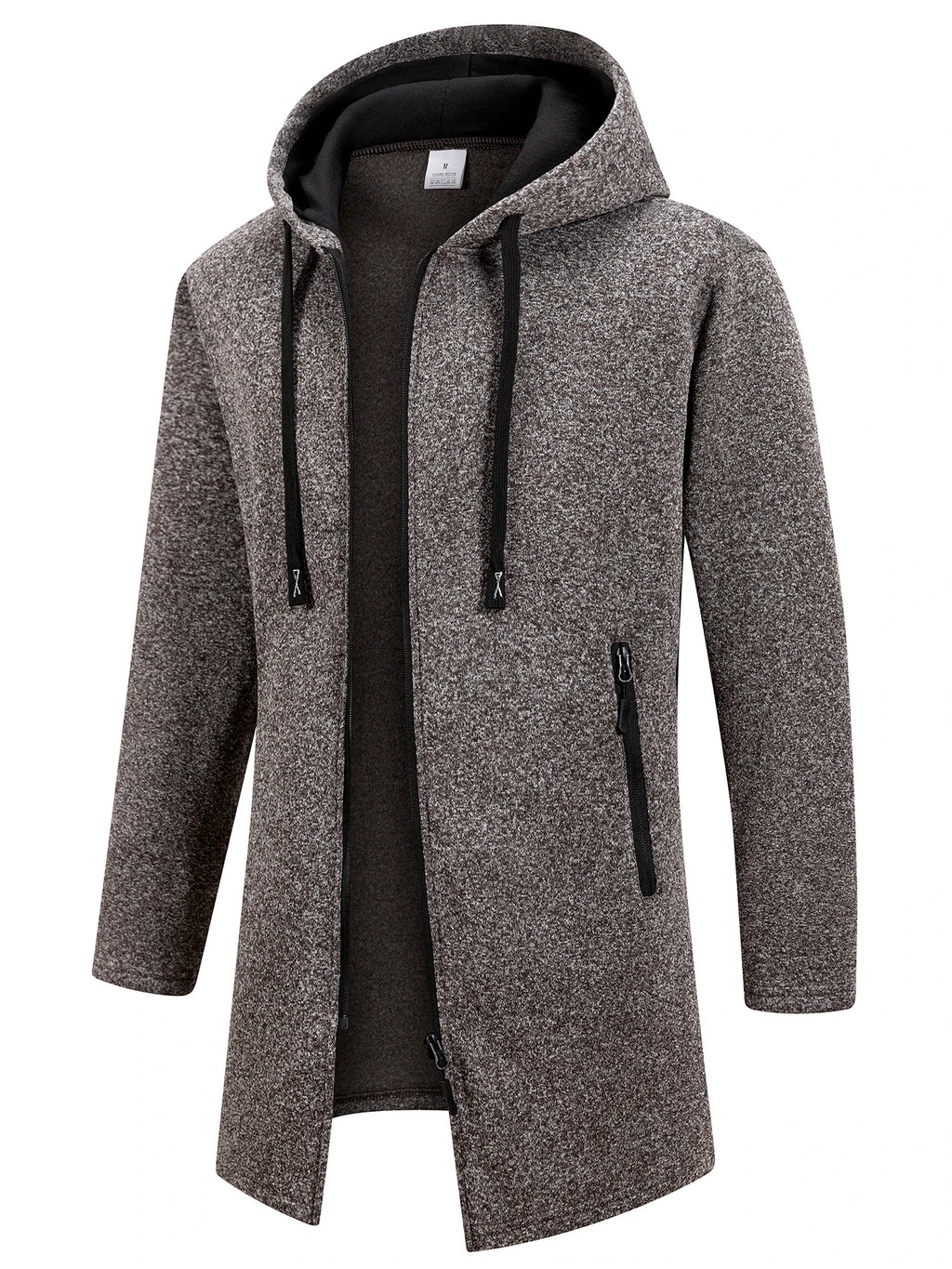 Men's Oversized Full-Zip Hoodie Taboga Lifestyle, worn by model