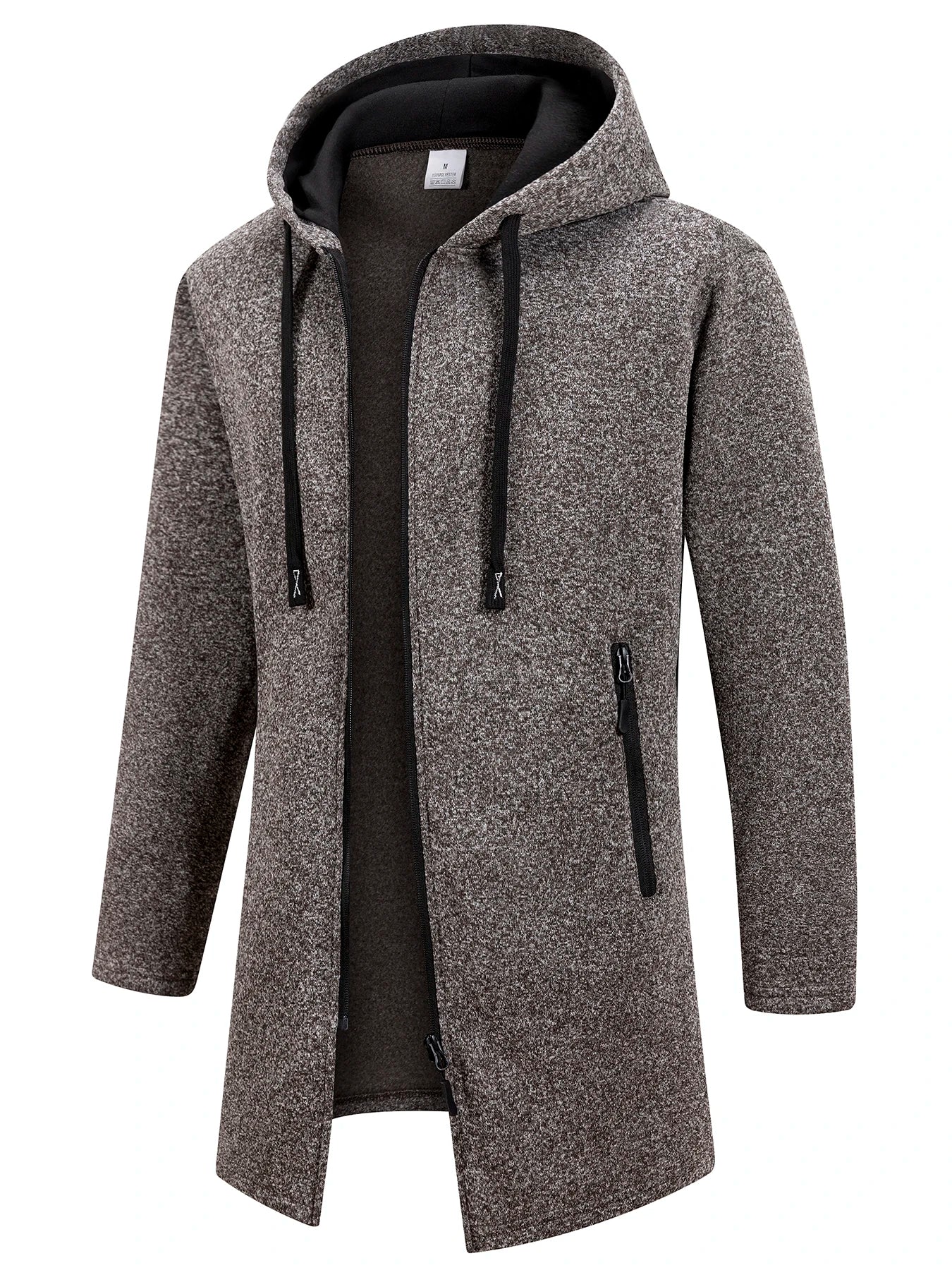 Men's Oversized Hooded Zip-Up Sweatshirt — Taboga Lifestyle
