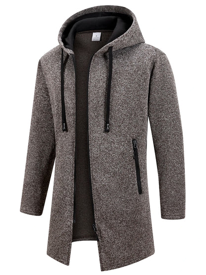 Men's Oversized Hooded Zip-Up Sweatshirt — Taboga Lifestyle