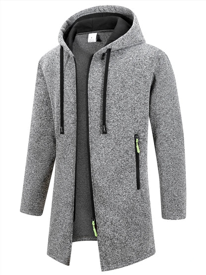 Men's Oversized Hooded Zip-Up Sweatshirt — Taboga Lifestyle