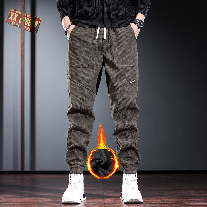Calça Jogger Masculina Fleece Taboga Lifestyle — Inverno Casual Oversized