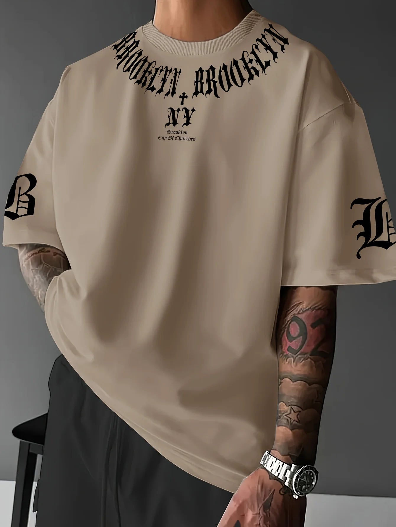 Taboga Lifestyle Brooklyn Oversized Graphic Tee — Streetwear Essential