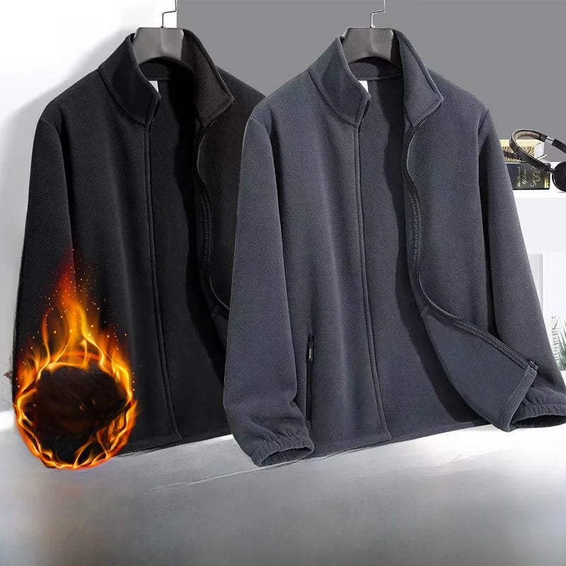 Men's Fleece High-Collar Jacket — Taboga Lifestyle