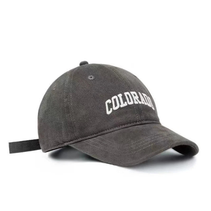 Embroidered Curved-Brim Cap Taboga Lifestyle, curved brim detail