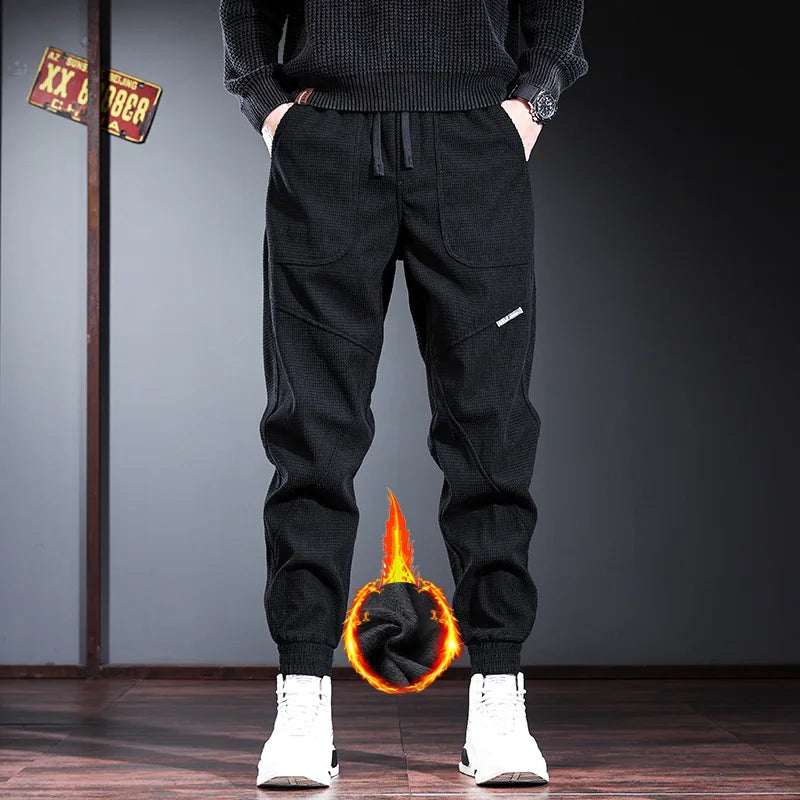 Calça Jogger Masculina Fleece Taboga Lifestyle — Inverno Casual Oversized