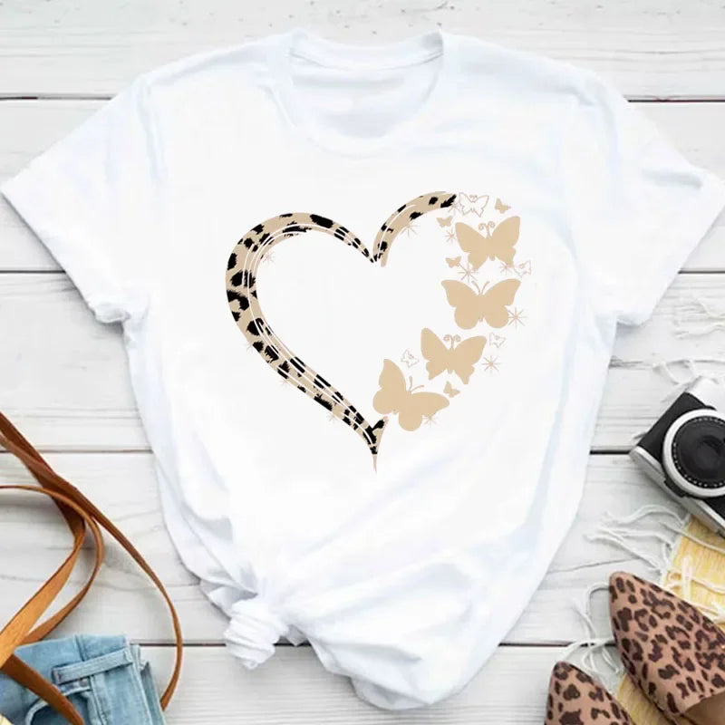 Taboga Butterfly Print Tee Taboga Lifestyle, color detail