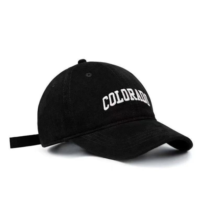 Embroidered Curved-Brim Cap Taboga Lifestyle, back adjustable strap