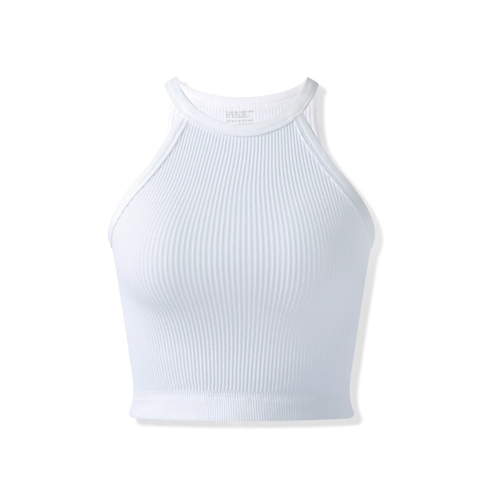 Women's Ribbed High-Neck Crop Top — Taboga Lifestyle