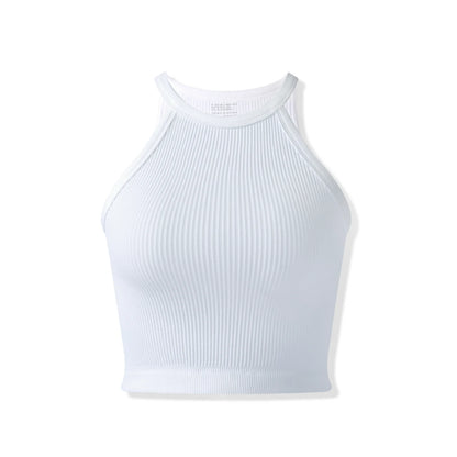 Cropped Canelado Feminino Gola Alta — Taboga Lifestyle