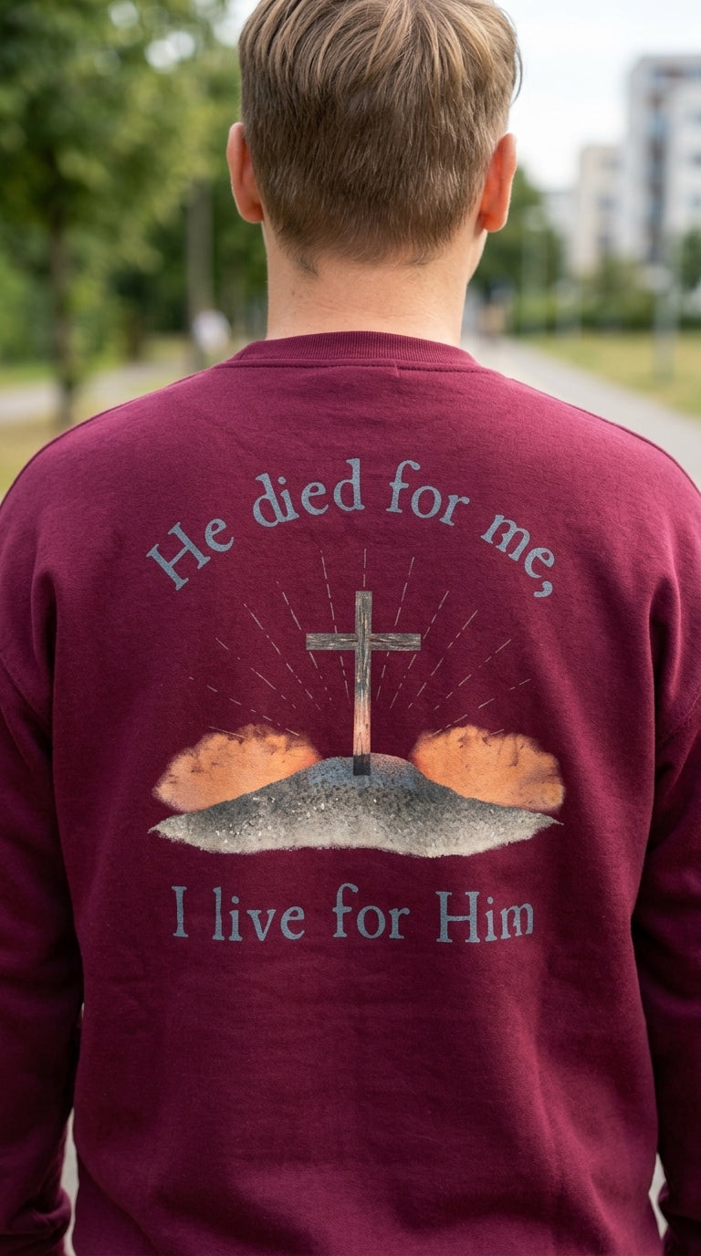Taboga Faith Crewneck, color detail