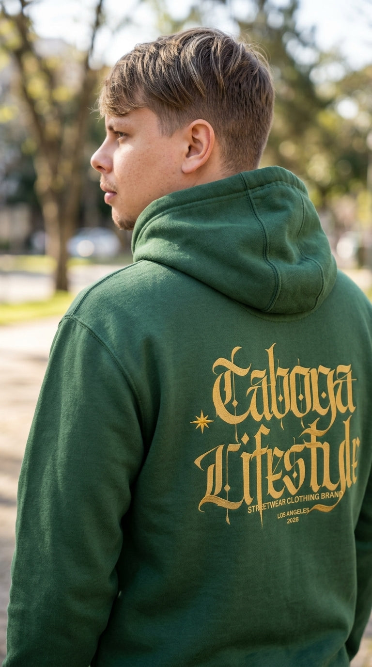 Taboga Midnight Hoodie front pocket detail