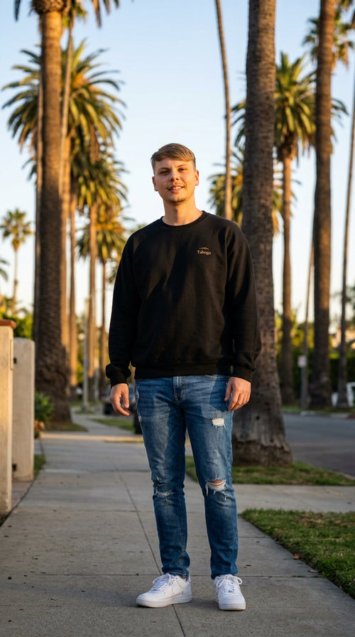 Taboga Faith Crewneck He Died For Me I Live For Him, Christian streetwear