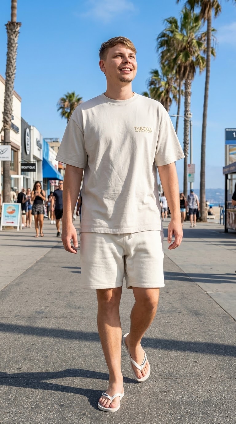 Samurai Faded Oversized Tee Taboga Lifestyle, oversized fit detail